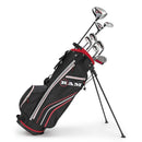 Ram Golf: Men's Accubar Golf Clubs Set - Graphite Shaft Woods and Irons (Left Hand)