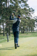 Abacus Sports Wear Men's Links Stretch Navy/Light Grey Rain Jacket (Size 2XL) SALE Clothing