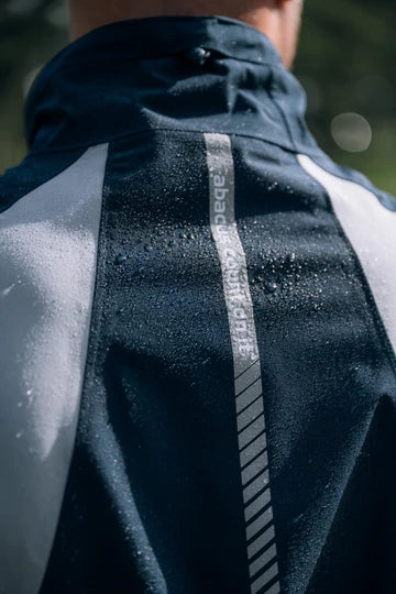 Abacus Sports Wear Men's Links Stretch Navy/Light Grey Rain Jacket (Size 2XL) SALE
