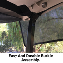 Golf Cart Sun Shade UV Mesh Top Cover Exclusive For Yamaha Drive 70" Roof Black