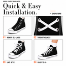 Sparkly Flat Bread Laces