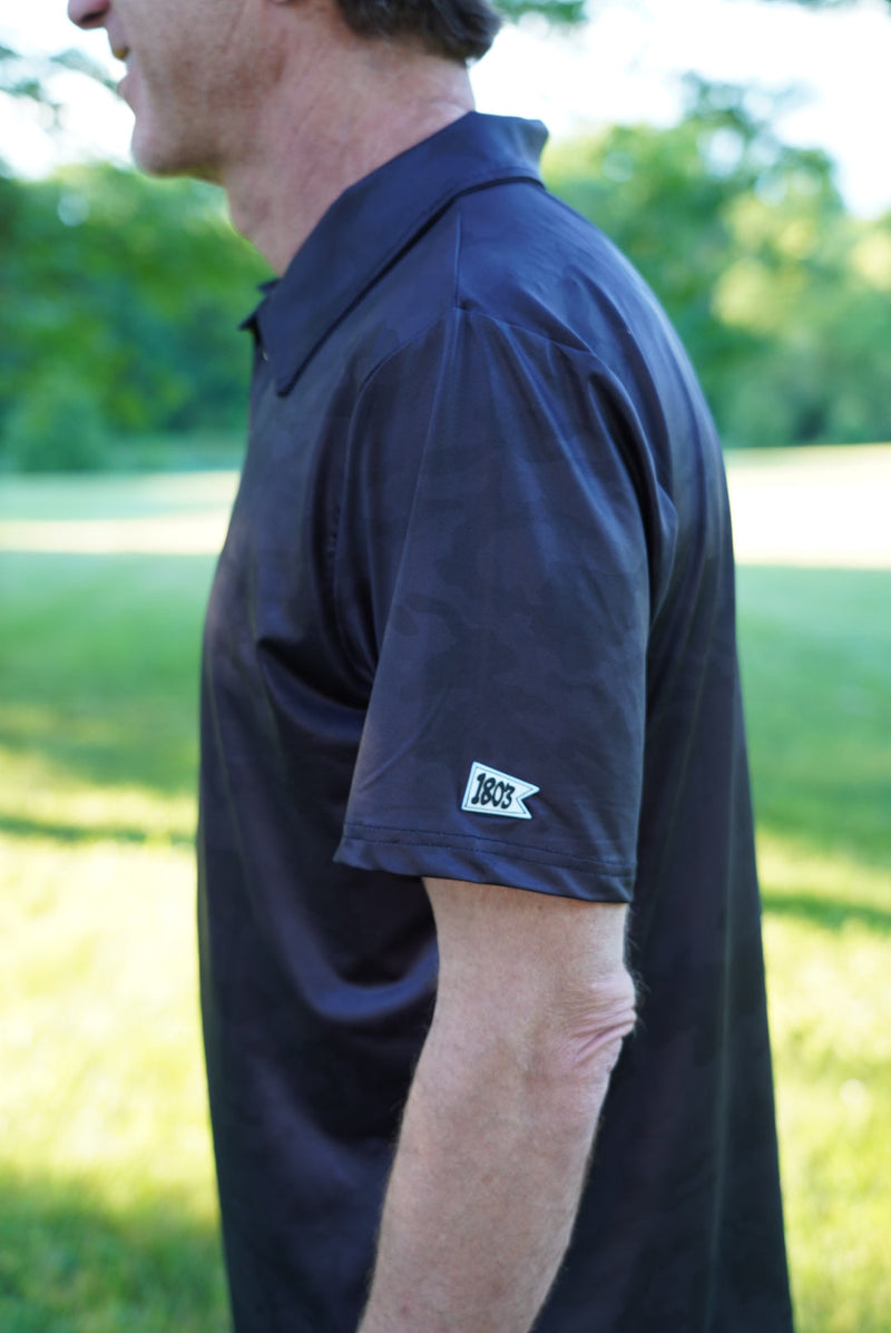 Midnight Camo Polo by 1803 Sports