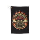 Fire Fighter Golf Towel — 'Iron Sight Golf Catching Fire'