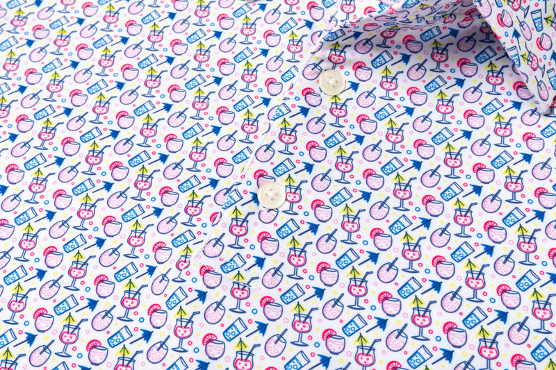 2Putt Golf - It's 5 O'clock Somewhere Men's Polo