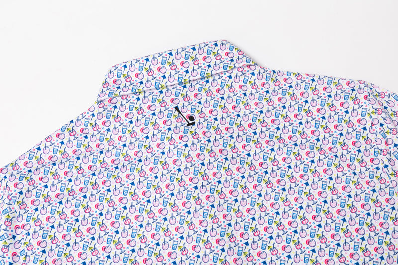 2Putt Golf - It's 5 O'clock Somewhere Men's Polo