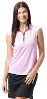 SanSoleil: Ladies UPF 50 SolCool Sleeveless Mock - 900471
