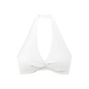 Pleated Halter Sports Bra