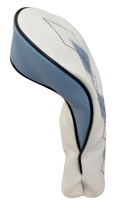 Classic Argyle Sky Blue Embroidered Driver Headcover by ReadyGOLF