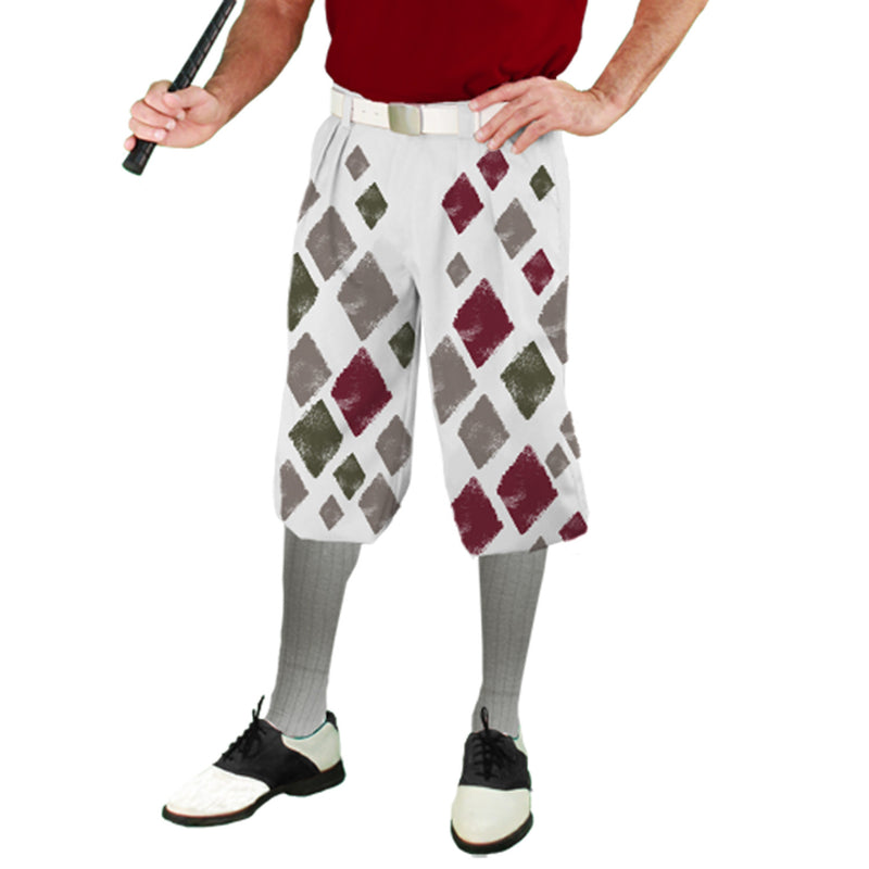 Golf Knickers: Mens Argyle Sknickers Knickers Outfit - B