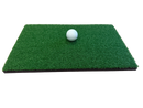 Golf Chipping Mat (16in x 10in) - Portable Practice Hitting Mat for Home with Real Turf