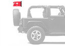 State Flag South Carolina Big Red 12"x18" Forever Wave Flag for Jeep Wrangler JL 2-Door 2018-Present