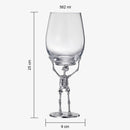 Stemmed Skeleton Wine Glass | Set of 2 | 19oz Halloween Skeleton Glasses 10" H, Goth Gifts, Skeleton Gifts, Skeleton Decor, Spooky Wine Gift Set, Perfect for Halloween Themed Parties
