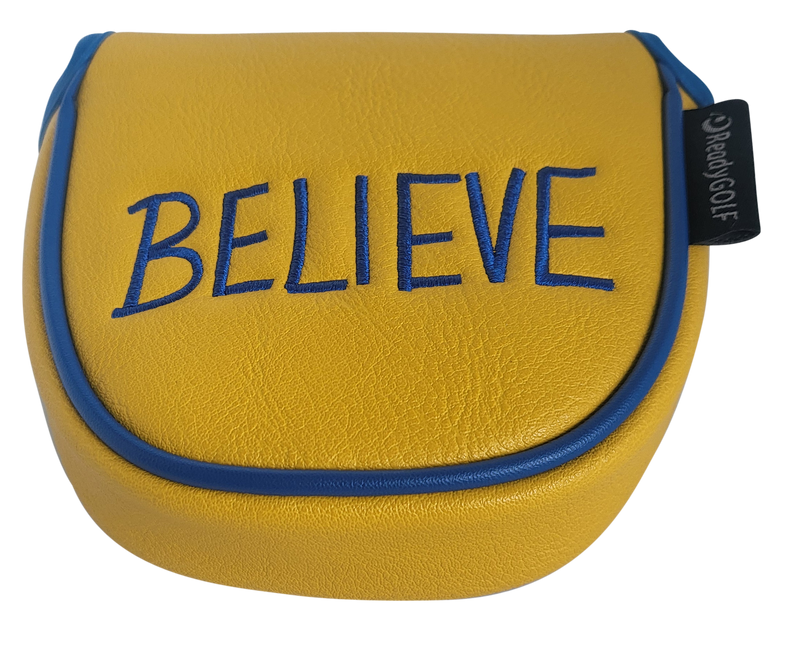 Believe Embroidered Putter Cover - Mallet by ReadyGOLF