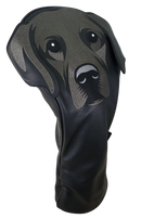 Black Labrador Embroidered Classic Driver Headcover by ReadyGOLF