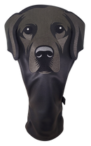 Black Labrador Embroidered Classic Driver Headcover by ReadyGOLF