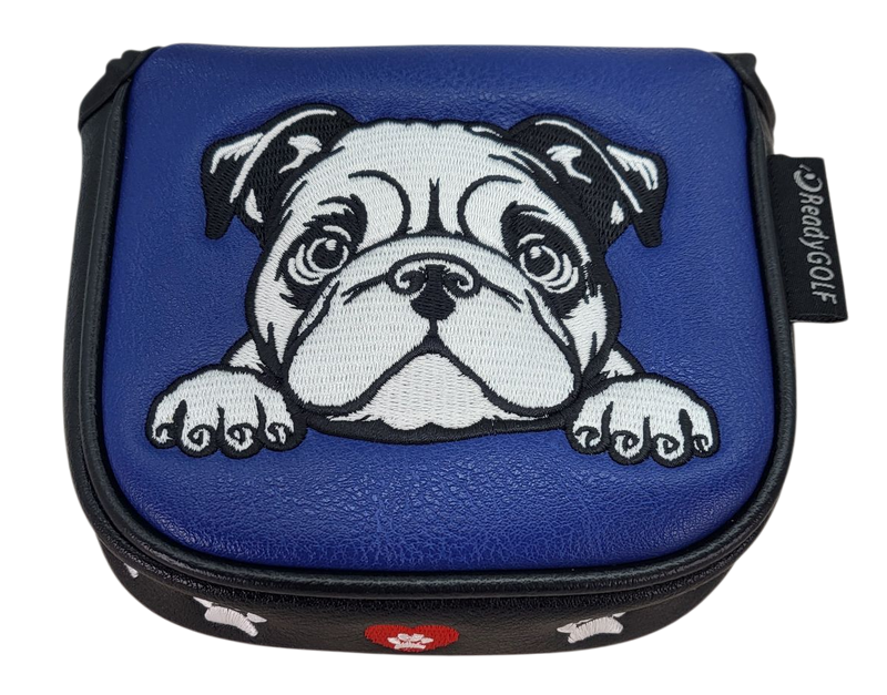 French Bulldog Embroidered Putter Cover by ReadyGOLF  -  Mallet