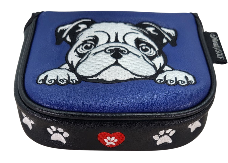 French Bulldog Embroidered Putter Cover by ReadyGOLF  -  Mallet