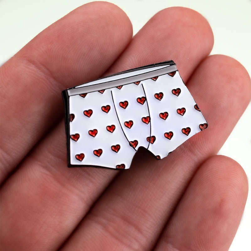 Pins and Aces - Heart Boxers Ball Marker