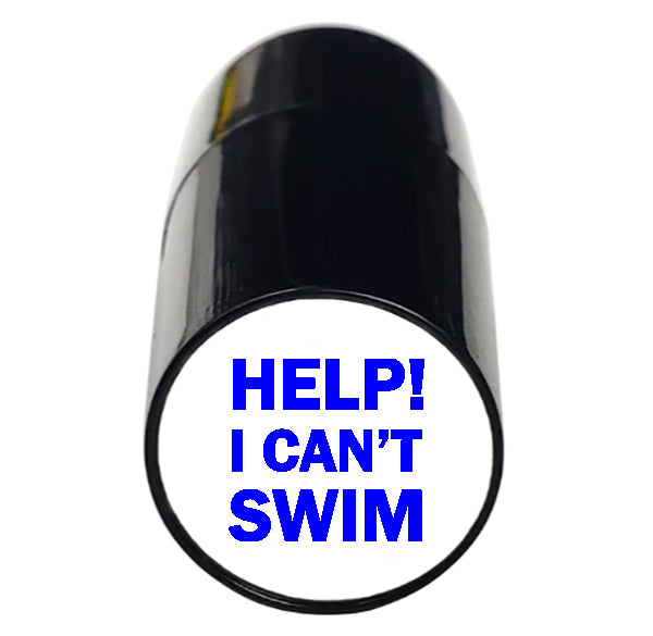 Help! I Can't Swim Golf Ball Stamp Identifier by ReadyGOLF