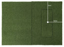 Beaver Tail Golf Simulator Mat (4ft x 5.5ft) with the Most Realistic Hitting Strip Insert for Joint Injury Prevention