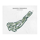 Bandon Preserve, Oregon - Printed Golf Courses