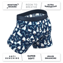 The Big Blizzard | Naughty Snowmen Ball Hammock® Pouch Underwear With Fly