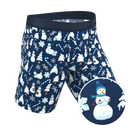 The Big Blizzard | Naughty Snowmen Long Leg Ball Hammock® Pouch Underwear With Fly