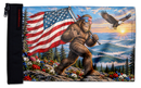 Bigfoot Patriot 12"x18" Forever Wave Flag for Golf Carts