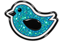 Birdie Hunting Blue Glitter Ball Marker & Hat Clip by ReadyGOLF