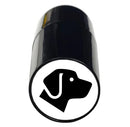 Black Labrador Dog Golf Ball Stamp Identifier by ReadyGOLF