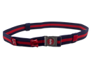 THE BYRD GOLF BELT ✶ Blue / Red Stripe
