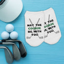 May The Course Be With You Golf Socks – Funny No-Show Golf Socks