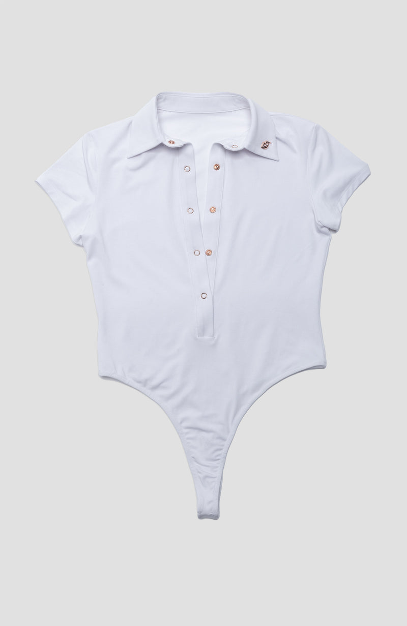 Foreplay Women’s Golf Polo Bodysuit - Short-Sleeve