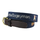 Golf: Beware of the Bogey Man Hand-stitched Needlepoint Belt by Charleston Belt