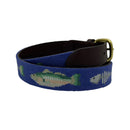 Bonefish Fishing Needlepoint Belt by Charleston Belt