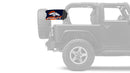 Denver Broncos 11"x17" Forever Wave Flag for Jeep Wrangler TJ 1996-2006