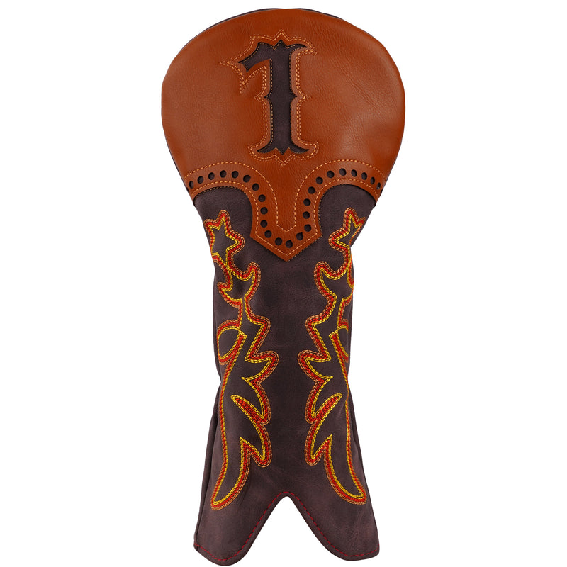 Brown Cowboy Boot Driver Headcover