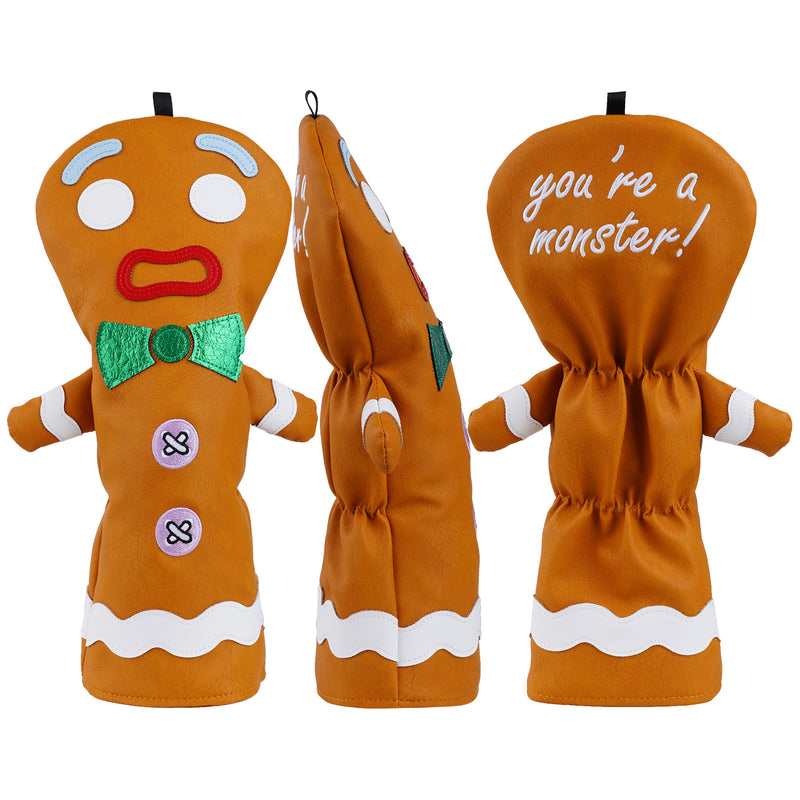 Gingerbread Man Embroidered Driver Headcover