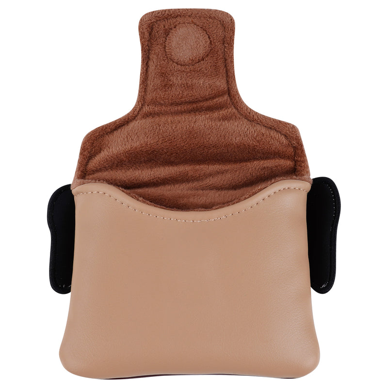 Brown Pug Square Mallet Putter Cover