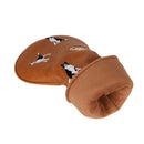 Cute Dogs Driver Headcover on Brown