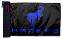 Bucking Bronco 12"x18" Forever Wave Flag for Jeep Wrangler LJ 2003-2006