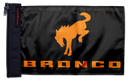 Bucking Bronco 12"x18" Forever Wave Flag for Golf Carts
