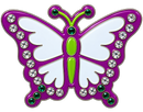 Butterfly Crystal Ball Marker & Hat Clip by ReadyGOLF