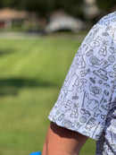 Golf Doodle Men's Polo by 1803 Sports