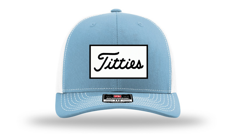 Titties Snapback Trucker Hat by Patch Hats