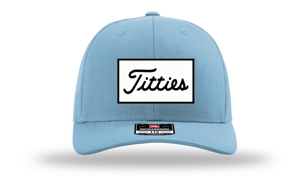 Titties Snapback Trucker Hat by Patch Hats