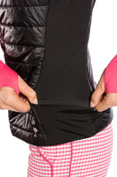 Golftini: Women's City Girl Vest - Black Clothing