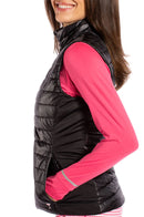 Golftini: Women's City Girl Vest - Black Clothing