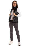 Golftini: Women's City Girl Vest - Black Clothing
