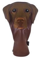 Chocolate Labrador Embroidered Classic Driver Headcover by ReadyGOLF